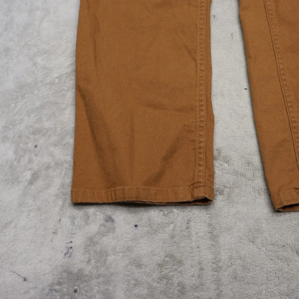 Carhartt Pants Womens 4 Short Brown Essential Ashland Relaxed Fit Workwear 29x30